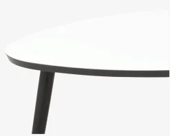 Sofabord Dråben Hvid/Sort