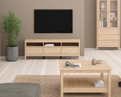 Sofabord Madrid lys eg kunstfiner