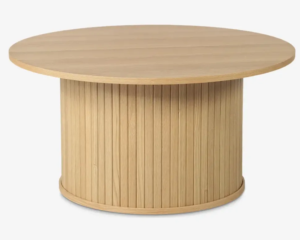 Sofabord Nola Naturfarvet Eg Ø-90 cm