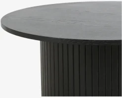 Sofabord Nola Sort Eg Ø-90 cm
