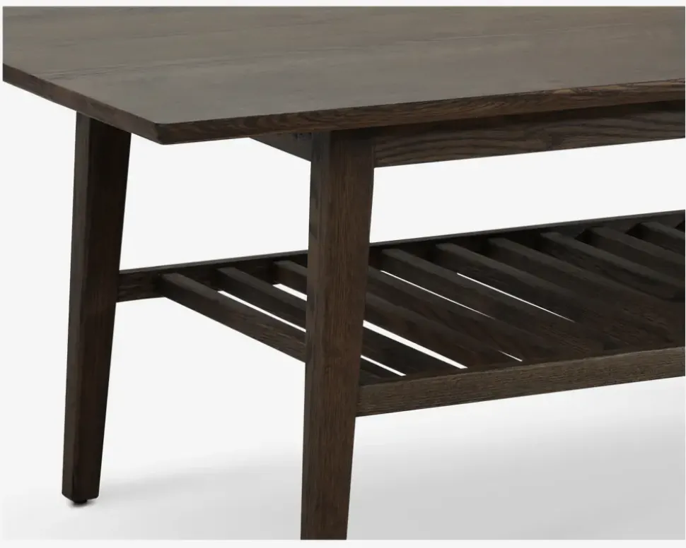 Sofabord olieret/røget eg 70x130 cm