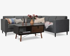 Sofabord Ry Sort/Valnød