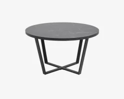 Sofabord Sort Marmorlook