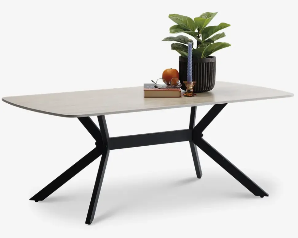 Sofabord 60x120 cm travertin