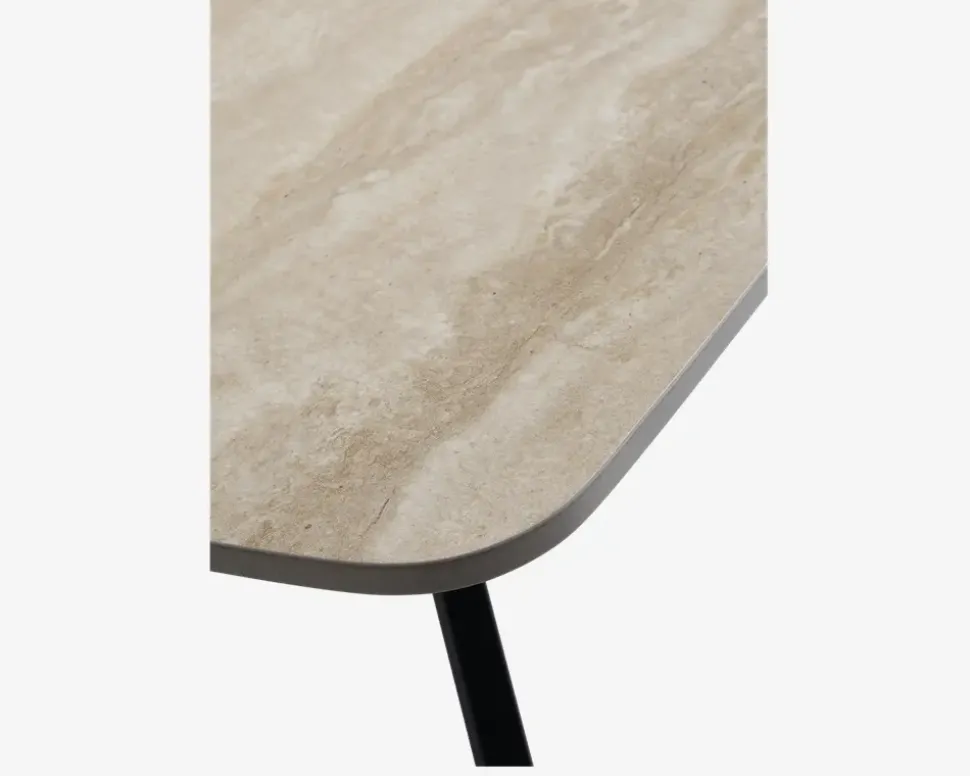 Sofabord 60x120 cm travertin