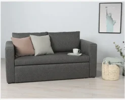 Sovesofa 2 Pers. Dobbelt Antracit