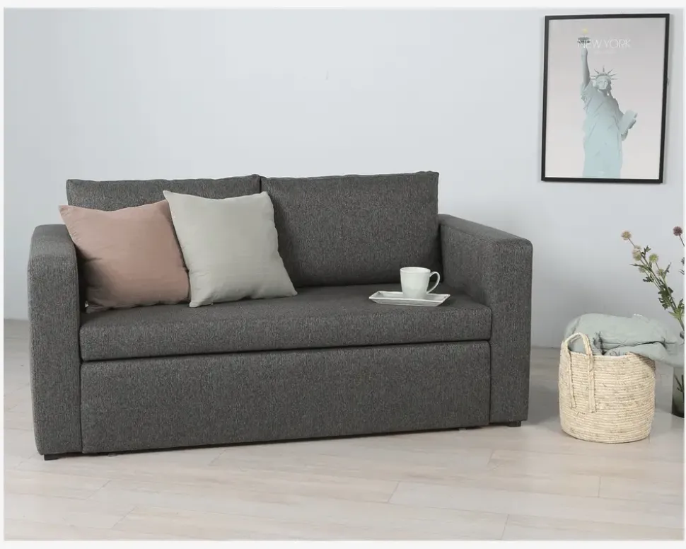 Sovesofa 2 Pers. Dobbelt Antracit