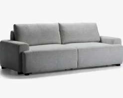 Sovesofa 3 pers. grå møbelstof