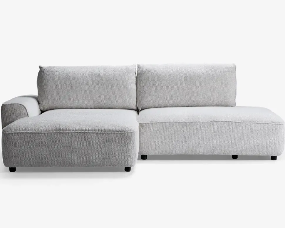 Sovesofa med open end og chaiselong venstre