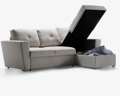 Sovesofa m/posefjedre beige