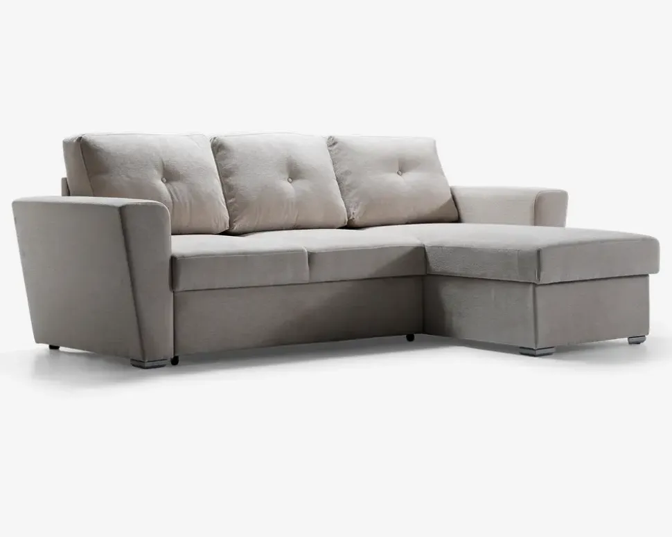 Sovesofa m/posefjedre beige