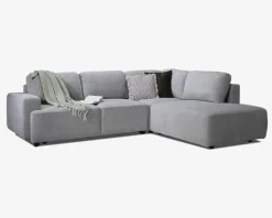 Sovesofa open end højre grå/beige