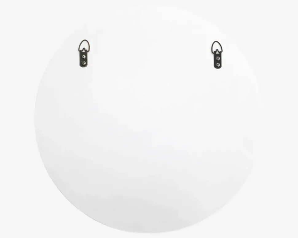 Spejl Cirkel Hvid Ø.100 cm