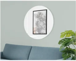 Spejl Cirkel Slim Ø90 cm