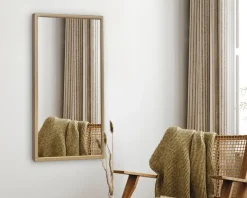 Spejl Gallery egetræ 40x80 cm