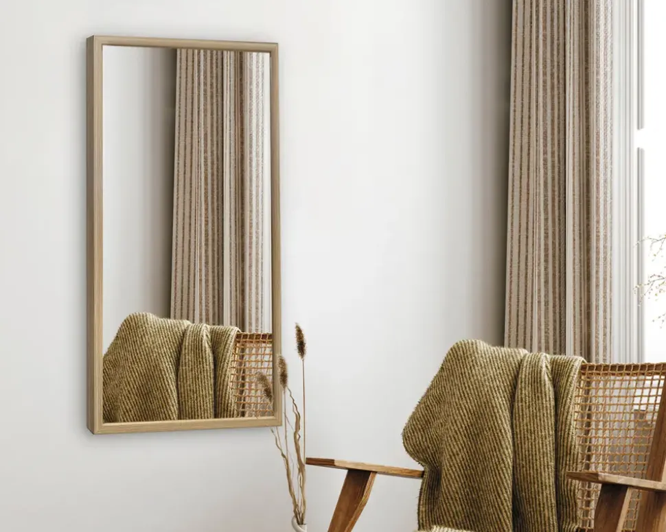 Spejl Gallery egetræ 40x80 cm