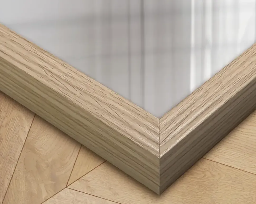 Spejl Gallery egetræ 40x80 cm