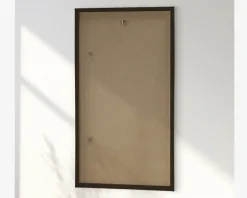 Spejl Gallery sort træ 40x80 cm