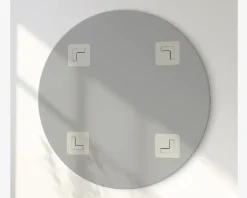 Spejl indgravering I Ø.80 cm