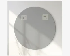 Spejl indgravering II Ø.80 cm