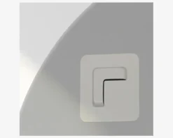 Spejl indgravering II Ø.80 cm