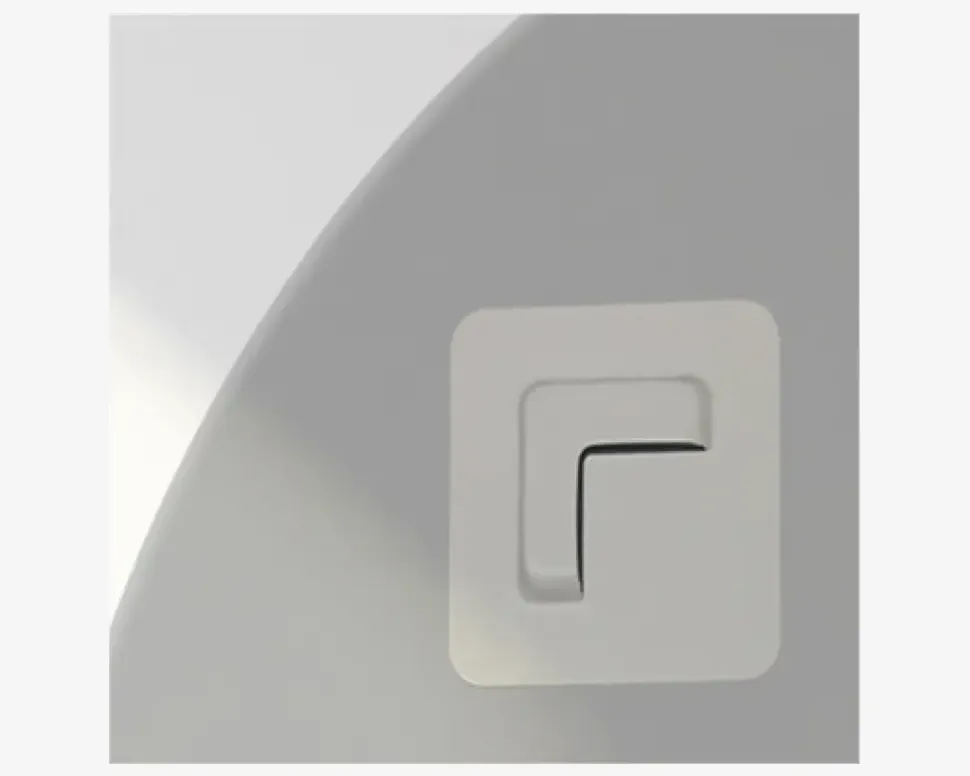 Spejl indgravering II Ø.80 cm