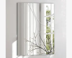 Spejl indgravering 60x80 cm