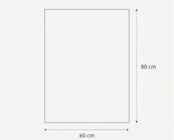 Spejl indgravering 60x80 cm