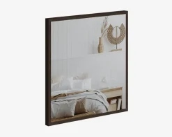 Spejl røget eg 70x70 cm