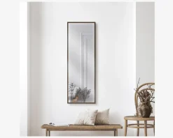 Spejl røget eg 40x120 cm