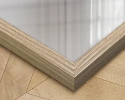 Spejl slim egetræ 40x80 cm