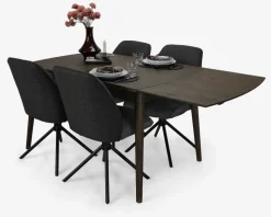 Spisebord Amsterdam røgfarvet eg