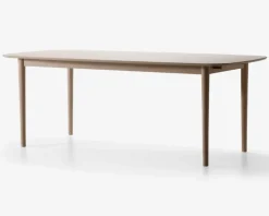 Spisebord Aston i fineret hvidolieret eg