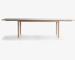 Spisebord Aston i fineret hvidolieret eg