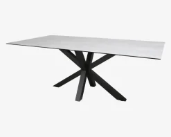 Spisebord Heaven grå B. 100 x L. 200 cm