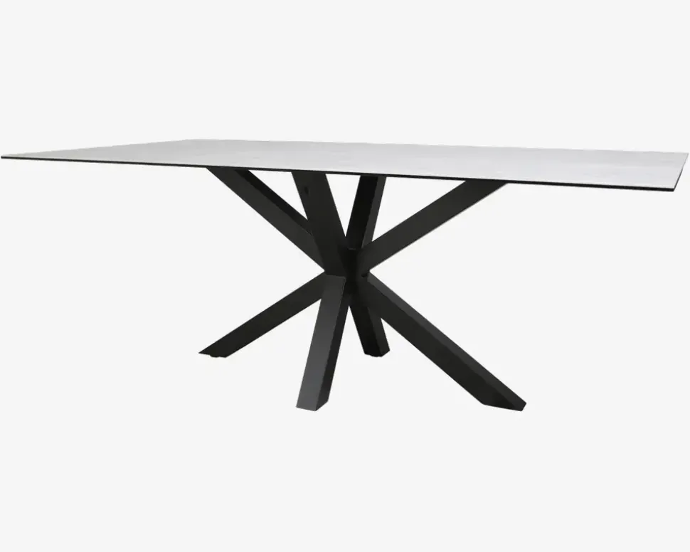 Spisebord Heaven grå B. 100 x L. 200 cm