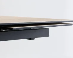 Spisebord i glas/keramik med udtræk