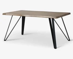 Spisebord i vild eg kunstfiner