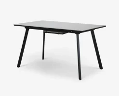 Spisebord med udtræk i sintret sten