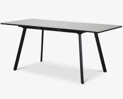 Spisebord med udtræk i sintret sten