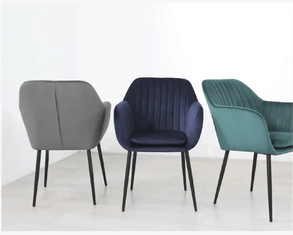 Spisebordsstol Emilia med armlæn