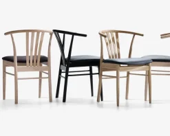 Spisebordsstol i massiv eg