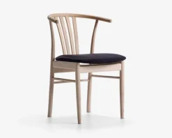 Spisebordsstol i massiv ubehandlet bøg