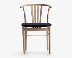 Spisebordsstol i massiv ubehandlet bøg