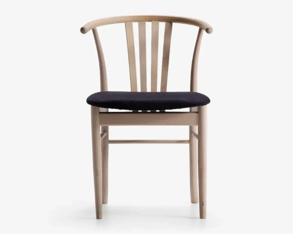 Spisebordsstol i massiv ubehandlet bøg