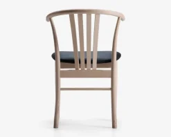 Spisebordsstol i massiv ubehandlet bøg