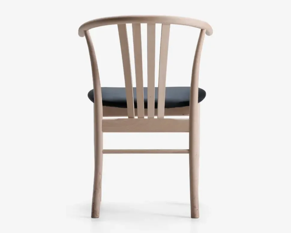 Spisebordsstol i massiv ubehandlet bøg