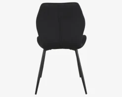 Spisebordsstol i sort velour