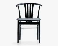 Spisebordsstol i sortlakeret bøg