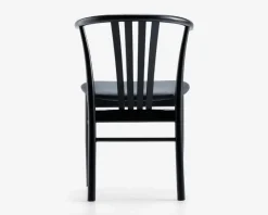 Spisebordsstol i sortlakeret bøg